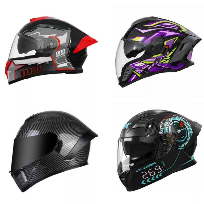Penyelesaian Mengecat & Decal Topi Keledar Tersuai Untuk Pengedar Global