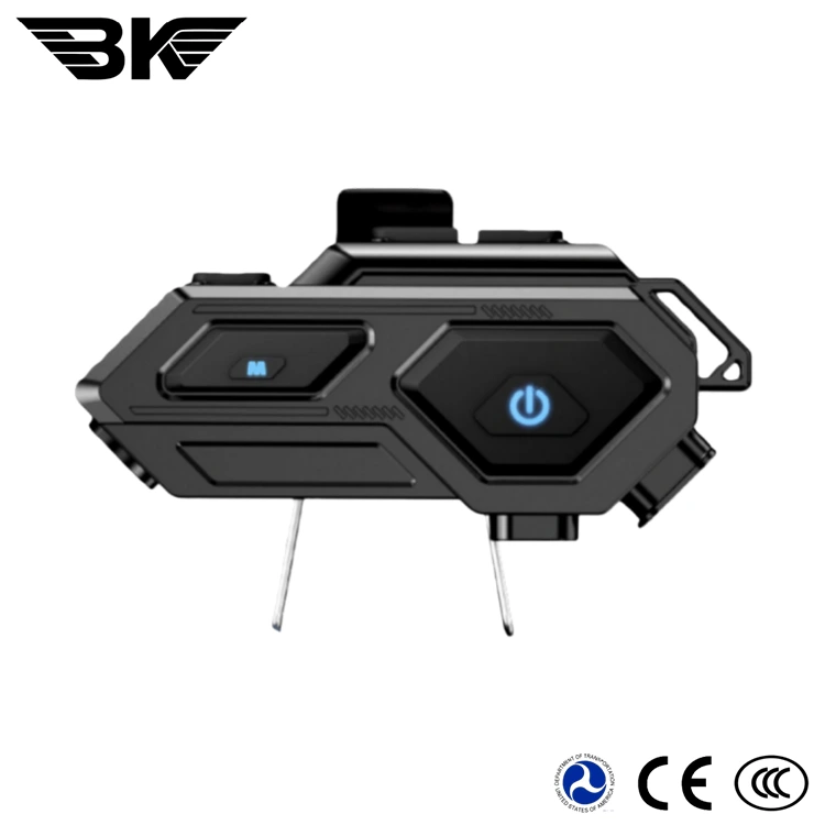 Topi keledar Terbina dalam Alat dengar Bluetooth 1000MAH