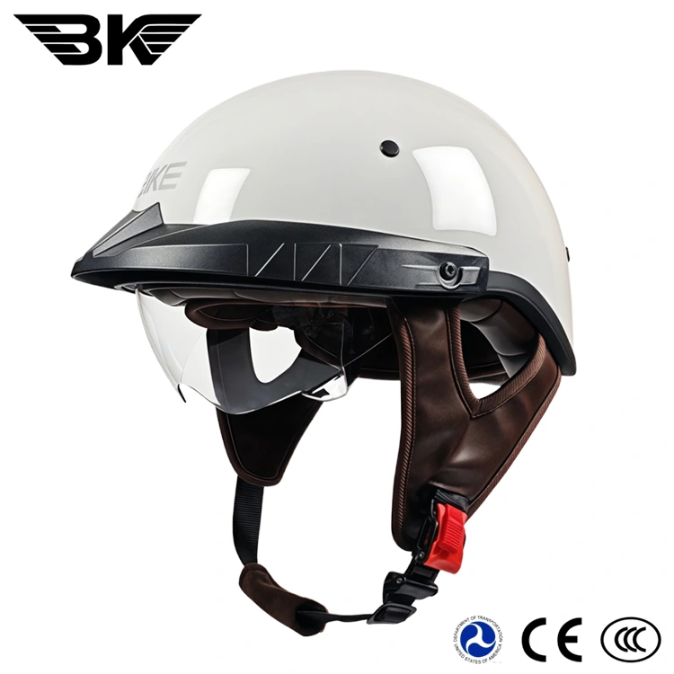 Topi keledar Separuh Motosikal Dengan Visor