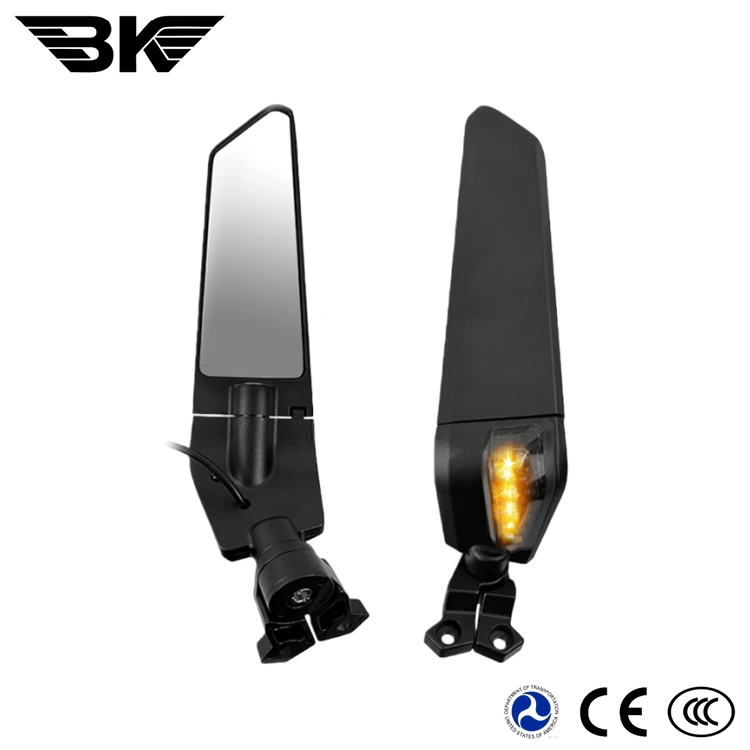 Kit Cermin Belakang Untuk Motosikal Dengan Lampu Led