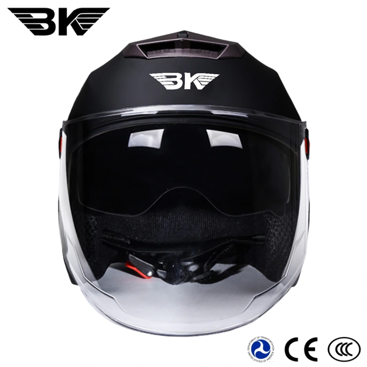 Topi keledar Motosikal 3/4 Uniseks dengan Visor